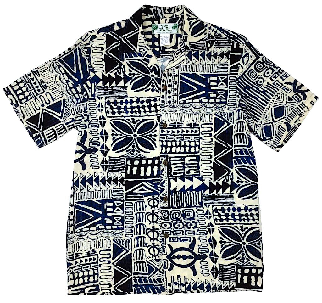 Aloha Shirt (Honu Navy)