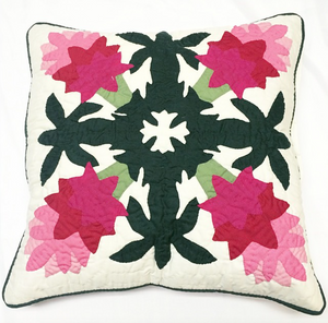 Pillow Cover (Pink Ginger Flower)