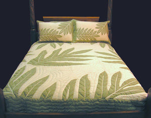 Bedspread (Lauae Ulu Nui Design) *Email for Pricing & Options*